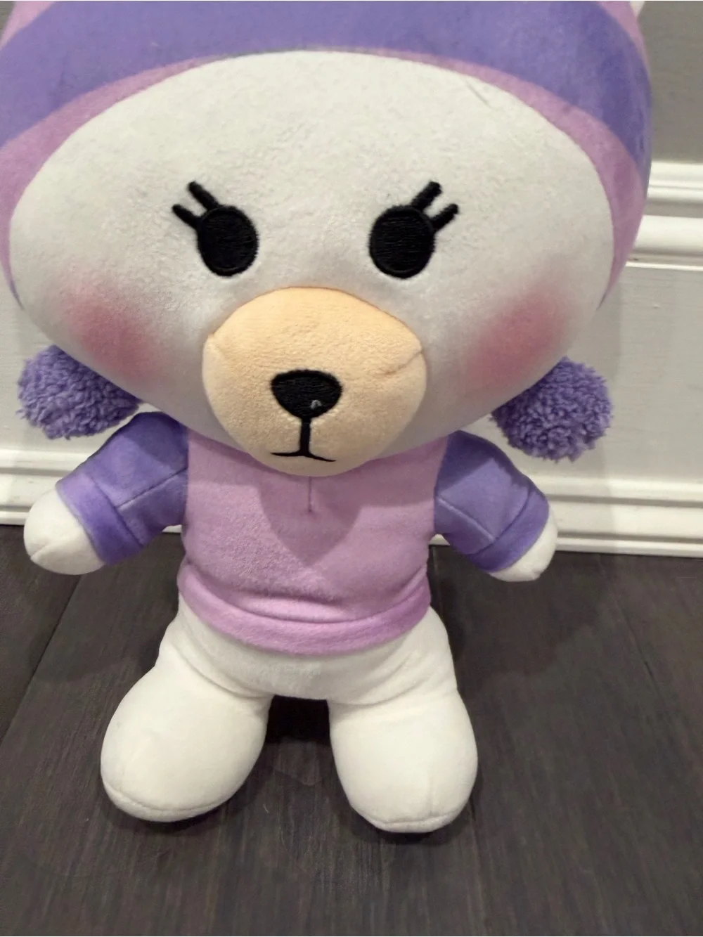 Moriah Elizabeth Marlo Guys & Gals 11” in Plush Purple Bear Stuffed Animal